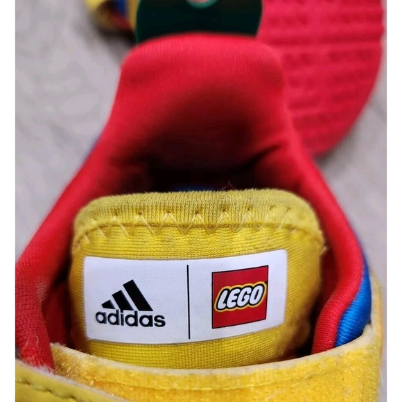 Lego Adidas Boys‎ Girls Kids shoes Size 6k Yellow, Red, Blue, Green - Picture 6 of 7